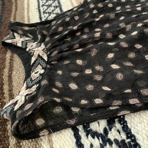 Free People Sheer/High-neck Tank top